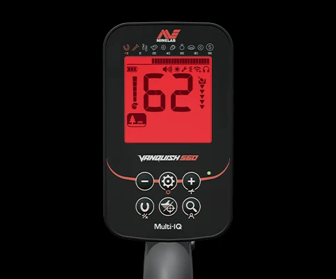 Trabzon Minelab Vanquish 560 - VANQUISH ekran ve saha kontrolü