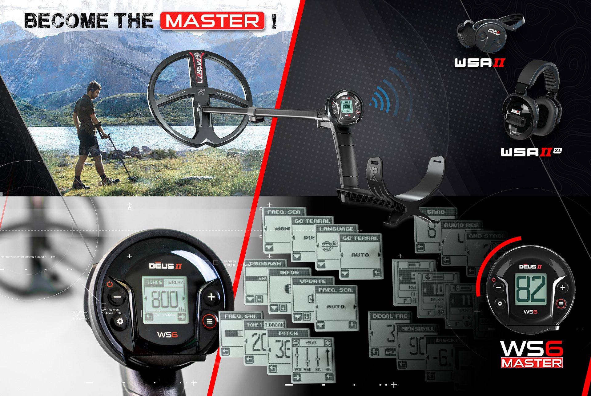 Trabzon XP Deus II WS6 MASTER - XP WS6 MASTER Deus 2 saha ve su kullanımı